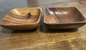 Diseño moderno decoración del hogar vajilla tazón para servir comida tazón de madera de primera calidad forma personalizada mini tamaño tazón de madera - Product Image 2