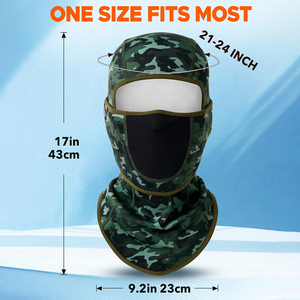 Custom Logo Balaclava <b>Mask</b> Warm and Breathable for Winter Sports and Motorcycling for Fishing Bulk Order Discounts - Product Image 6