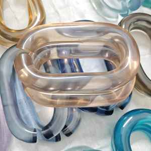 Cadena Decorativa de Resina Transparente y Ecológica para Colgar en la Pared, Separador de Ambientes Estilo Ángel, Disponible en Todos los Colores - Product Image 4