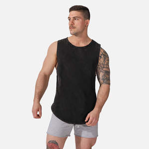 Camiseta sin Mangas para Hombre - Cómoda y de Secado Rápido para Correr, Fitness, Entrenamientos de Verano, Ropa de Calle, Transpirable, de Algodón - Product Image 1