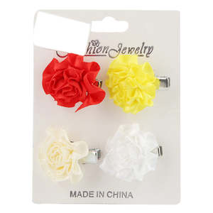 Girls Hair <b>Pins</b> 4 Pcs - Multi - Product Image 1