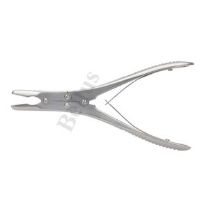 Rongeurs ortopédicos de hueso de alta calidad, doble articulación, instrumentos quirúrgicos curvos rectos de 180mm/240mm, acero inoxidable - Product Image 2