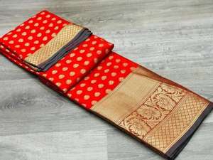 Venta al por mayor de saris de seda Kanjivaram en India - Product Image 6