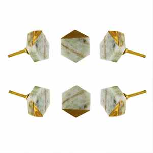 Bouton de marbre décoratif blanc vente chaude boutons de marbre avec taille de forme de couleur personnalisée fabriquée en Inde article - Product Image 4