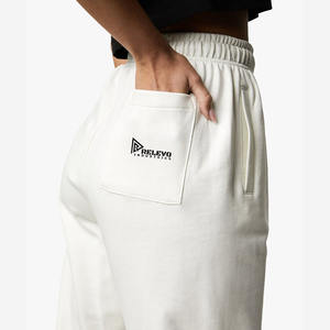 ชุดวอร์มผู้หญิงแบบใหม่ โลโก้สั่งทำ ผ้าเฟรนช์เทอร์รี่หนานุ่ม ผ้าฟลีซหนา น้ำหนักมาก ผ้าฝ้าย 100% ชุดกีฬาผู้หญิง - Product Image 6