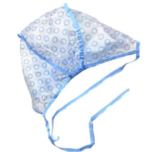 Gorro desechable no tejido para teñir el cabello del proveedor directo de fábrica, capa de peluquero impermeable para uso en salón, capa de peluquería Personal - Product Image 1