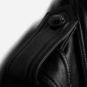 Chaqueta de Cuero Personalizada de Alta Calidad para Hombre, Temporada de Invierno, Impermeable, Cortavientos, con Bolsillo Lateral, Moda Urbana, Hecha en Pakistán - Product Image 5