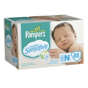Couches Pampers Swaddlers Sensitive – Douces et hypoallergéniques pour les nouveau-nés - Product Image 6