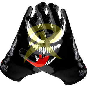 Guantes de Neopreno y Silicona de Alta Calidad con Logotipo Personalizado, Diseño de Estrella, para Fútbol Americano, Agarre Óptimo, Pantalla Táctil, Deportes - Product Image 2