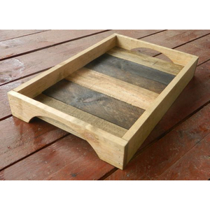 Hot Selling Kitchenware <b>Accessories</b> Arrival <b>Vintage</b> Wooden Serving Tray With Metal Handles in Lowest Price - Product Image 6
