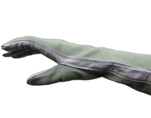 Guantes de Piloto Nomex Verde Salvia de Primera Calidad - Product Image 2