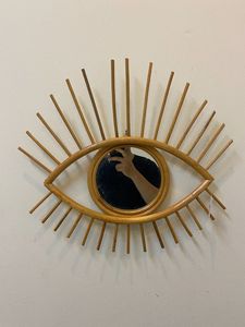 Meilleures ventes Miroir mural en rotin à la mode Art déco pour la décoration murale - Product Image 4