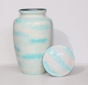 Urne funéraire métallique de style américain de qualité supérieure pour les cendres humaines et d'animaux de compagnie, design moderne, souvenir pour la maison - Product Image 5