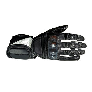Guantes de moto de cuero auténtico 2025 para hombre clásico, ropa de moda negra para deportes al aire libre - Product Image 5