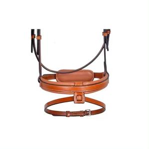 Bride équestre occidentale en cuir véritable de meilleure qualité la plus vendue bride de cheval de saut rembourrée souple à un excellent prix - Product Image 3