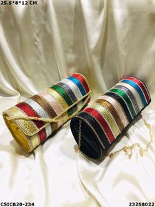 Pochette de soirée de styliste ethnique pour femmes, faite à la main - Product Image 4