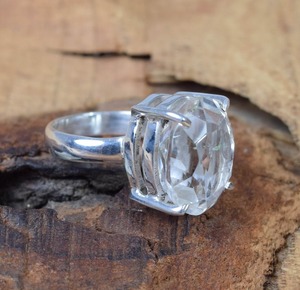 925 plata esterlina Topacio Azul perfecto niñas piedra preciosa anillo Natural anillo hecho a mano joyería sólida plata esterlina 925 sello joyería - Product Image 4