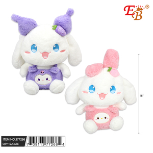16 \ "giocattoli di peluche animali fatti a mano in cotone organico 12 pz/CS con tessuto di cotone organico pesato capibara figure di pecora 12cm - Product Image 1