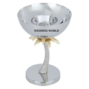 Soporte de incienso de oro y acero Calidad superior Hecho a mano Bakhoor Diseñador elegante clásico Nuevo Metal de lujo Mabkhar - Product Image 3