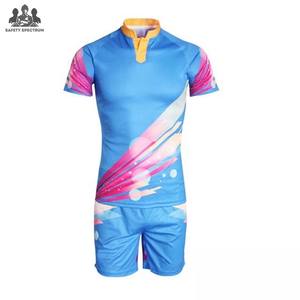 Uniforme d'entraînement de rugby en gros |   Ensemble de maillots d'entraînement d'équipe |   Uniforme de rugby court respirant de haute qualité |   100% polyester - Product Image 1