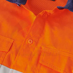 Vêtements de travail personnalisés chemise à manches longues haute visibilité chemise de sécurité à manches longues vêtements de travail réfléchissants chemise à manches longues - Product Image 3