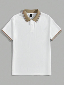 Polo pour homme grande taille personnalisable avec logo, léger, respirant, pour le golf et le sport, coupe ample, idéal pour le fitness – Nouveauté - Product Image 3