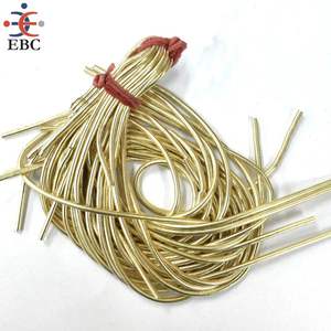 Bobina de alambre francés para bordado, Material de hilo metálico liso para artesanía de joyería y bordado a mano, venta al por mayor - Product Image 3