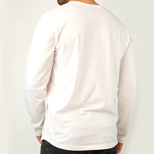 เสื้อยืดแขนยาวเข้ารูปสำหรับผู้ชายน้ำหนักเบาใส่สบายคุณภาพสูงผ้าคอตตอน/เส้นใยไม้ไผ่ดีไซน์ล่าสุด - Product Image 3