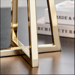 Portavelas de aspecto Premium con votivo de vidrio para decoración del hogar chapado en oro para decoración de Navidad decoración de bodas al por mayor - Product Image 3