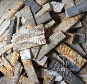 แผ่นฮอร์นแกะพร้อมเกล็ดฮอร์นขัดเงาเกล็ดอาเกตสไตล์ทะเลและสัตว์ที่เป็นมิตรต่อสิ่งแวดล้อมกรอบแว่นจากอินเดีย - Product Image 4