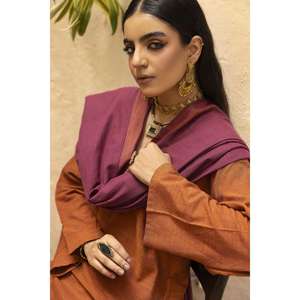 Conjunto de Camisa, Pantalón y Dupatta Teñidos con Hilo para Uso Diario-WGK-YDS-DE-2558 - Product Image 4