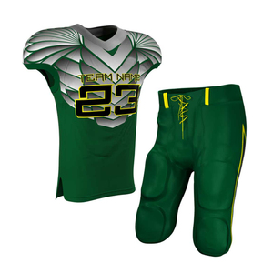 Uniforme de football américain léger, respirant, à manches courtes, imprimé, séchage rapide, vente en gros OEM - Product Image 1