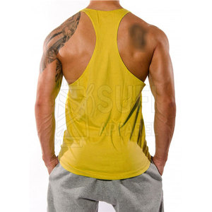 Camiseta sin Mangas de Algodón 100% Tejido, Diseño Moderno, Casual, Holgada, Transpirable y de Secado Rápido para Hombre, Alto Rendimiento, Servicio OEM - Product Image 3