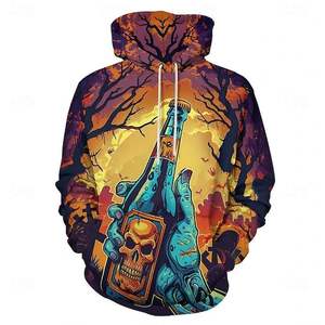 Sudaderas con capucha sublimadas al por mayor sudaderas con capucha personalizadas impresas a todo color para hombres y mujeres (OEM/ODM aceptado) - Product Image 2