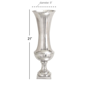 Florero Moderno de Aluminio con Forma Única, Chapado en Oro, Estilo Minimalista de Lujo, el Adorno para el Hogar Más Exigente - Product Image 6