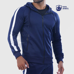 Ensemble de survêtement pour homme, coupe ajustée, léger, respirant, confortable, idéal pour toutes les saisons, veste et pantalon personnalisés, meilleur fournisseur. - Product Image 4