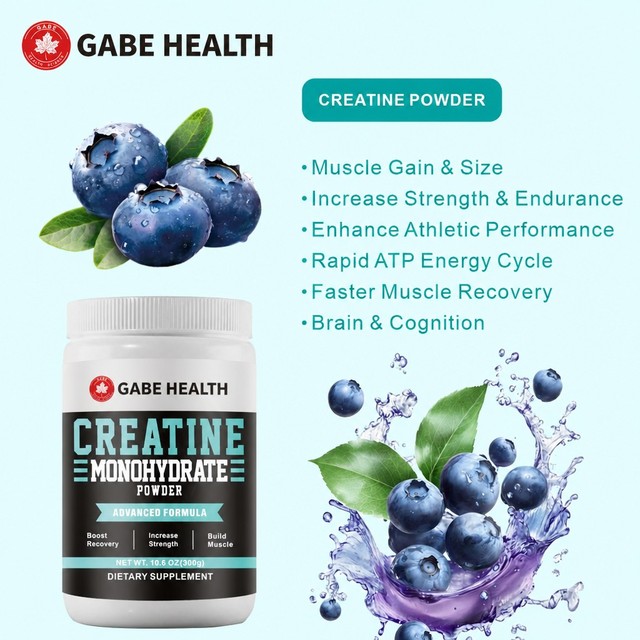 Custom OEM Private Label Creatine Monohydrate Powder Prevent Muscle Loss Adult Fitness Supplement Certified Energy Management