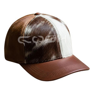 Gorras de Cuero con Pelo de Vaca Más Vendidas de Pakistán - Product Image 1