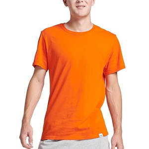 Couleur blanche Hommes Garçons Ras Du Cou T-Shirt 170gsm Pur Coton Couleurs Primaires Solide Col Rond Coton Bio Gris T-shirts T-Shirt - Product Image 4