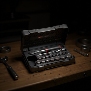 Jeu de douilles métriques Facom 1/2'' à 12 points (19 pièces) - Product Image 3