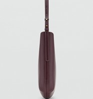 Grand sac hobo vintage pour femme en cuir véritable bordeaux, résistant à l'eau, avec fermeture éclair, logo personnalisable, doublure en coton, tendance