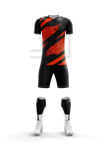Ensemble de maillots et shorts de football personnalisés avec tissu 100 % polyester léger et respirant pour la performance des équipes d'élite (unisexe) - Product Image 6