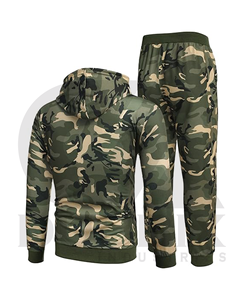 ชุดวอร์ม2ชิ้นมีฮู้ดสำหรับผู้ชายชุดกีฬาวิ่งจ๊อกกิ้งลำลอง - Product Image 2