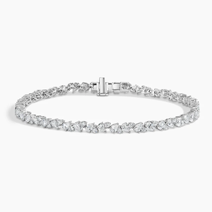 Haut de gamme 8 pouces Moissanite diamant Tennis Bracelet élégant glacé luxe Hip Hop bijoux pour hommes femmes 925 argent Style à la mode - Product Image 6