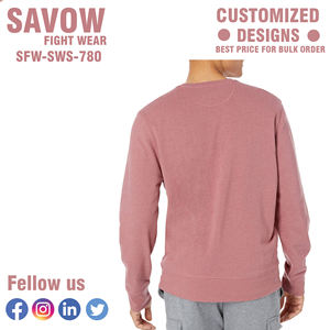 เสื้อสเวตเตอร์ผู้ชาย100% ใส่ได้ทั้งชายและหญิงผ้าคอตตอนไหล่360กรัมไซส์ใหญ่พิเศษ - Product Image 2