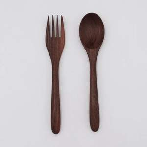 Custom Logo Japanese Style Wooden <b>Spoons</b> Mirror <b>Disposable</b> Kitchen Use Long Handle Small Utensils Mixing Baking Serving Modern - Product Image 6