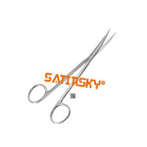 Ciseaux de dissection Reynolds 15 CM, instrument de microchirurgie en acier inoxydable AISI 420, manuel, certifié CE, garantie 3 ans - Product Image 1