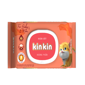 OEM/ODM vente en gros 100% lingettes humides non tissées naturelles pour bébé 80 pièces Kinkin pour un nettoyage efficace de la peau de bébé - Product Image 1