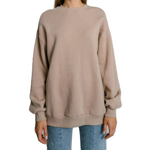 Pull-over long surdimensionné personnalisé pour hommes, sweat-shirt en tissu tissé de haute qualité, vêtements de détente minimalistes et décontractés pour tous en hiver - Product Image 1