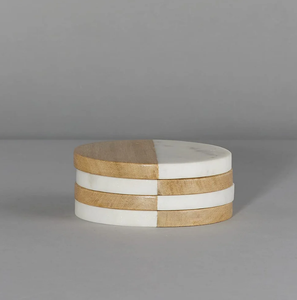 ชุดถาดรองแก้วอัญมณีอีพ็อกซี่ทรงสี่เหลี่ยม2025แกะสลักเป็นมิตรกับสิ่งแวดล้อมของขวัญแต่งงานที่กำหนดเอง - Product Image 3